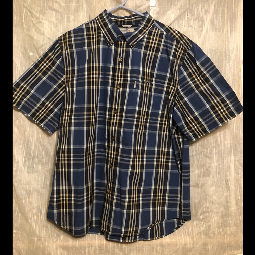 Men’s XL relaxed fit Carhartt button down shirt
